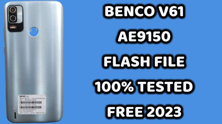 Benco V62 AE9150 Flash File