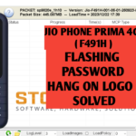 Jio Phone Prima 4G ( F491H ) Flash File